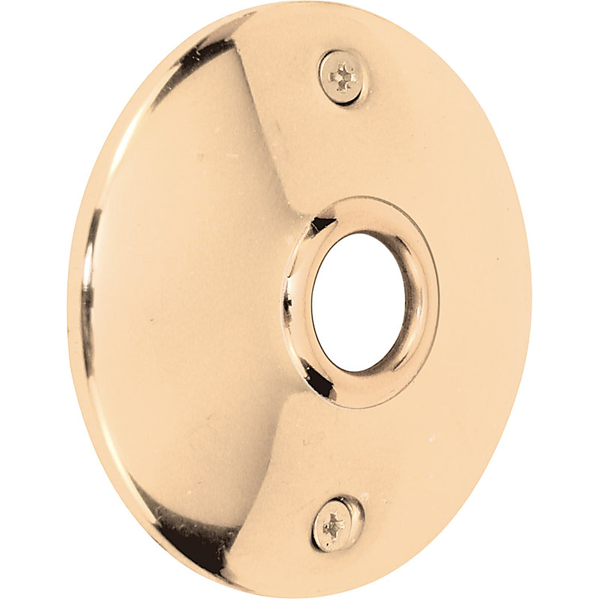 Prime-Line - E2296 - Polished Brass Steel Door Knob Rosettes 2 pk