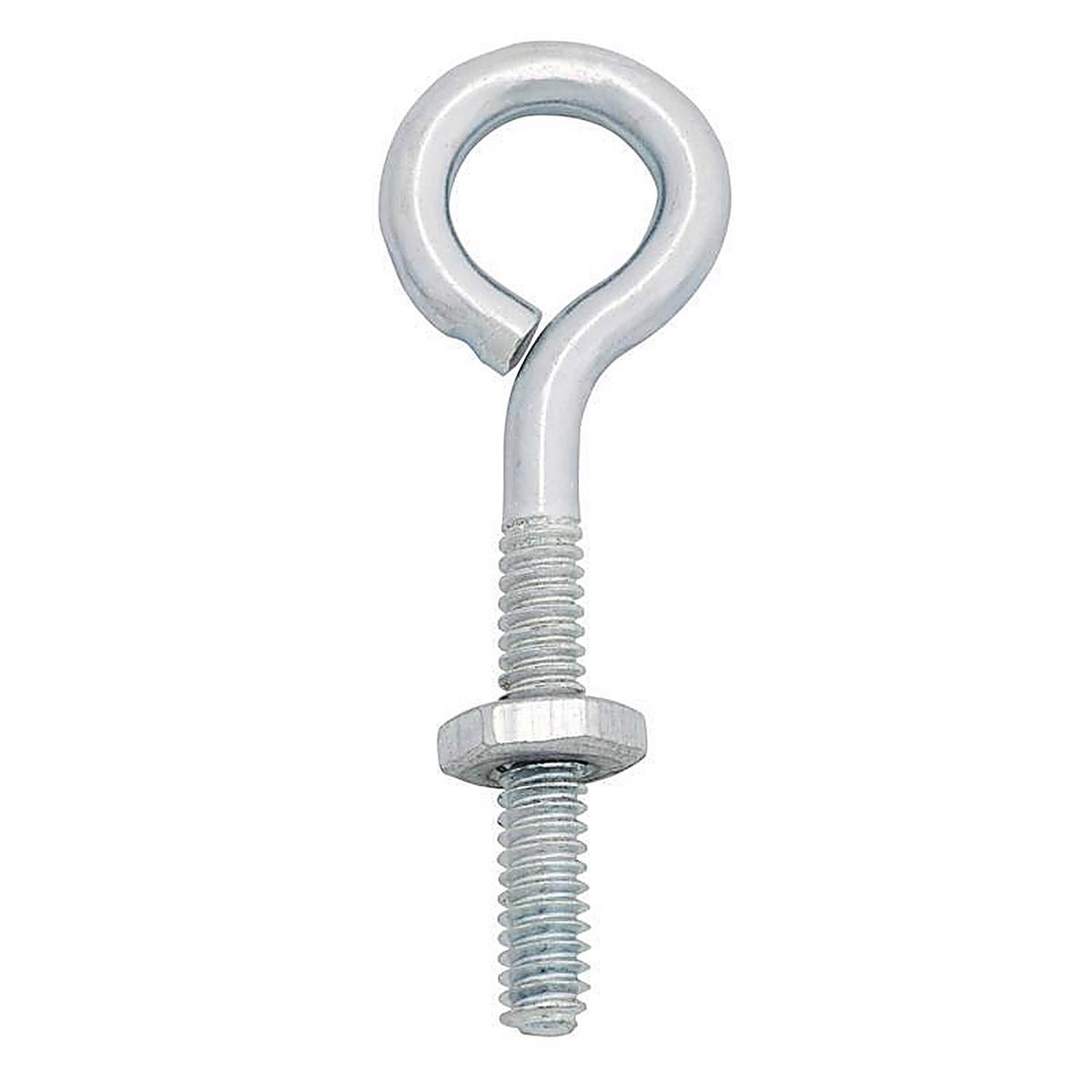 Hampton - 02-3456-232 - 3/16 in. x 2 in. L Zinc-Plated Steel Eyebolt Nut Included