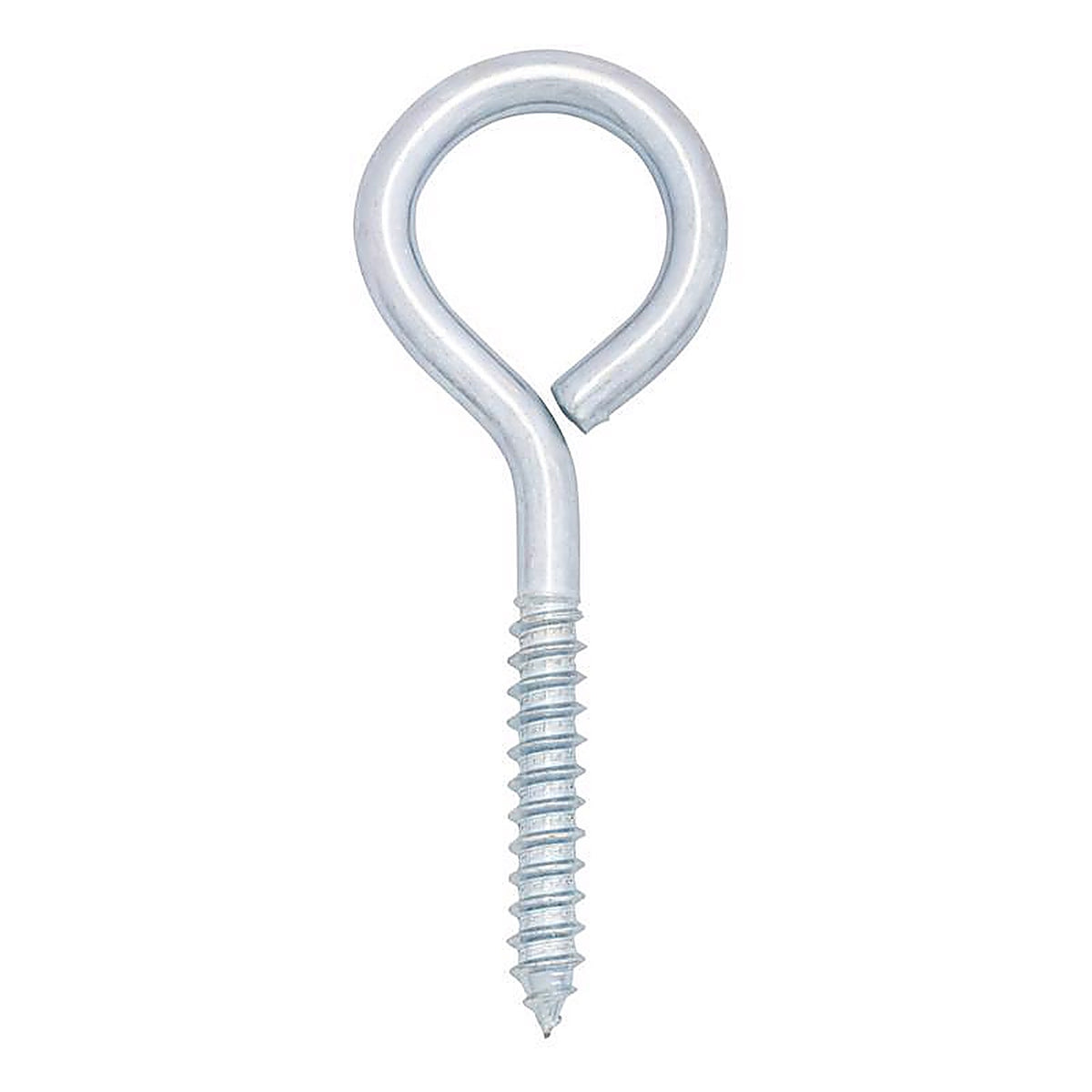 Hampton - 02-3463-259 - 3/8 in. x 4-1/2 in. L Zinc-Plated Steel Lag Thread Eyebolt