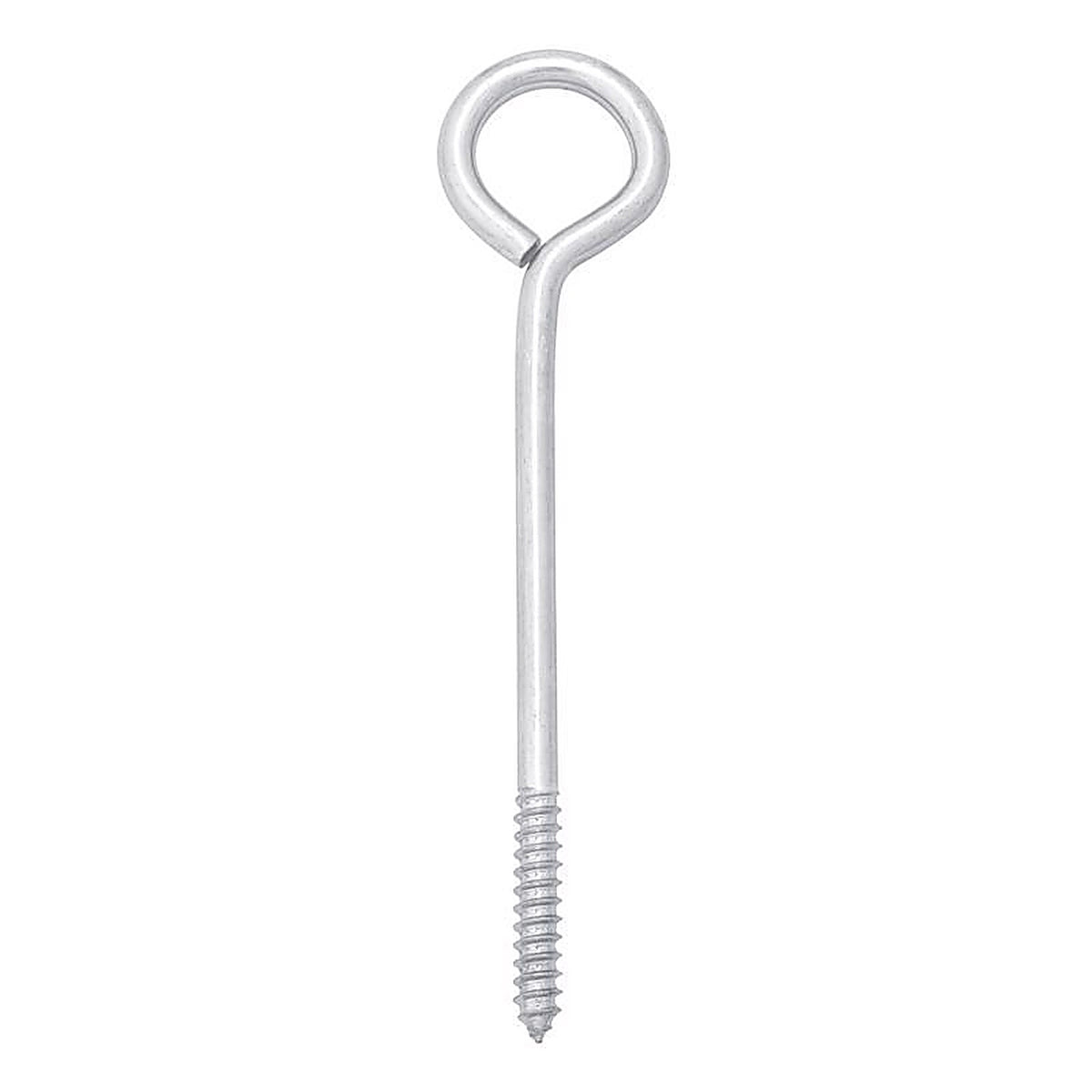 Hampton - 02-3463-267 - 3/8 in. x 8 in. L Zinc-Plated Steel Lag Thread Eyebolt