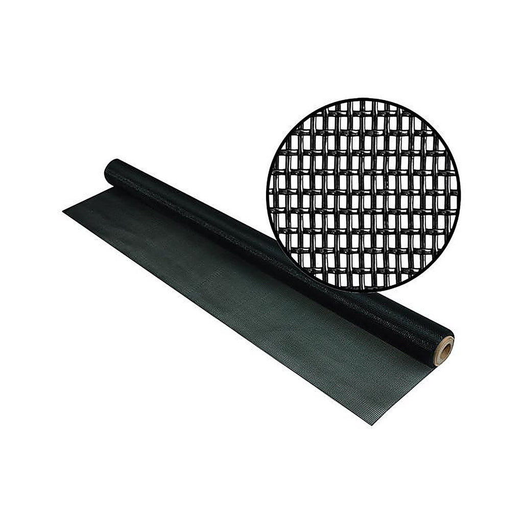 Phifer Wire - 3004137 - 36 in. W x 7 ft. L Black Polyester Pet Screen Cloth