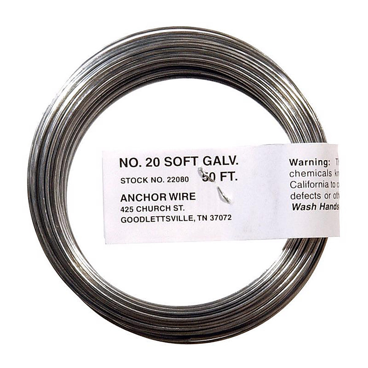 Hillman - 123181 - 3.5 in. Dia. x 50 ft. L Galvanized Steel 20 Ga. Stove Pipe Wire