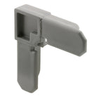 Prime-Line - PL7727 - Gray Plastic 5/16 in. W x 3/4 in. L Screen Frame Corner - 1/Pack