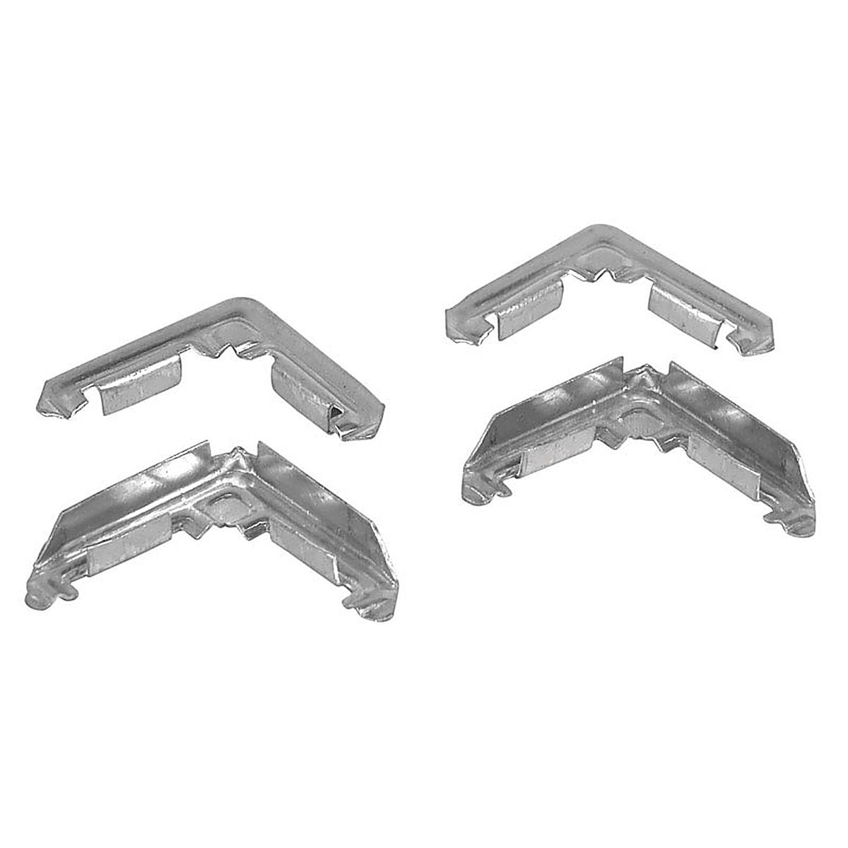 Prime-Line - PL14282 - Mill Aluminum 3/8 in. W x 3/4 in. L Screen Frame Corner - 1/Pack