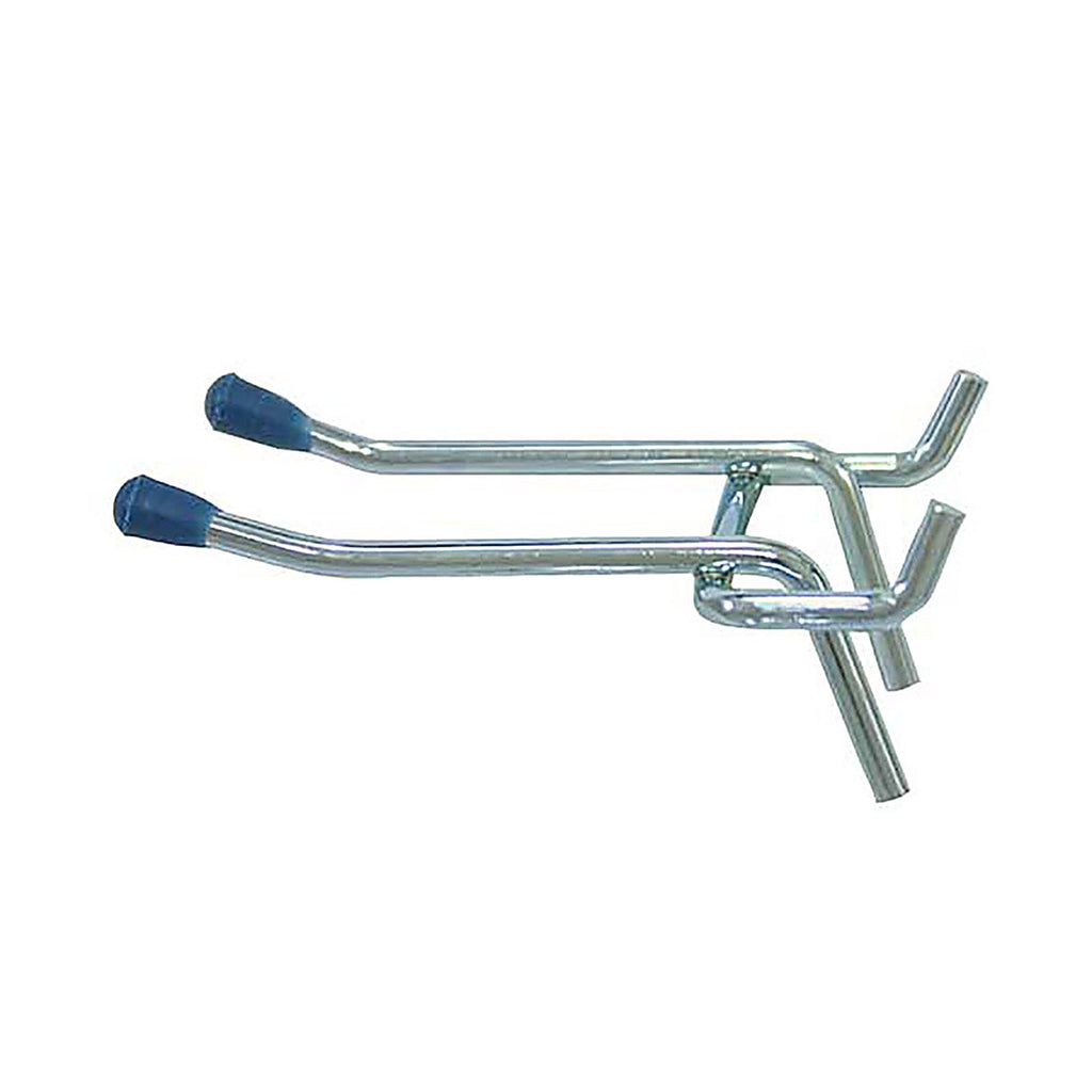 Crawford - 18422 - Zinc Plated Silver Steel 2 in. Peg Hooks - 2/Pack