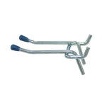 Crawford - 18422 - Zinc Plated Silver Steel 2 in. Peg Hooks - 2/Pack