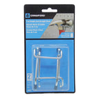 Crawford - 18422 - Zinc Plated Silver Steel 2 in. Peg Hooks - 2/Pack
