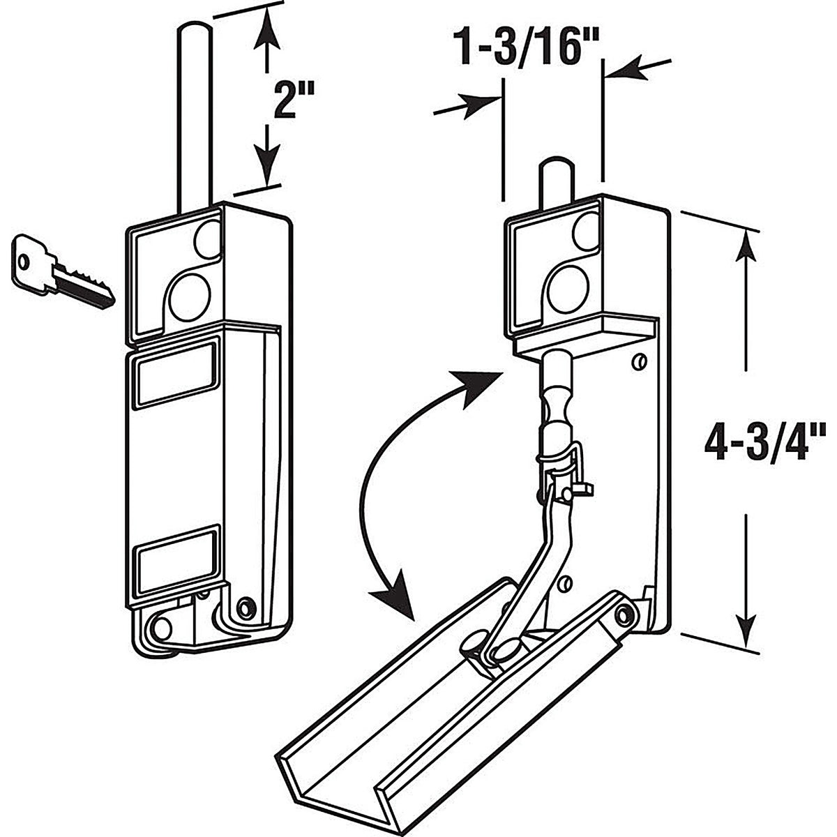 Prime-Line - U9919 - Metal Indoor Deadbolt
