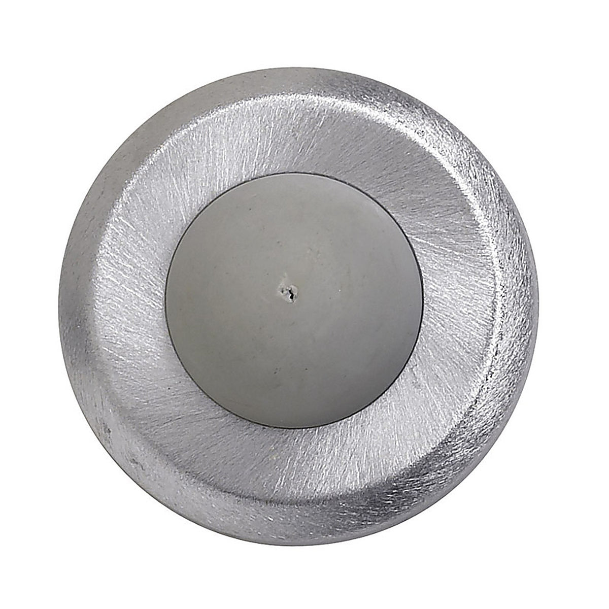 Tell - DT100085 - 2-1/2 in. W Stainless Steel Satin Chrome Silver Wall Door Stop Mounts to wall