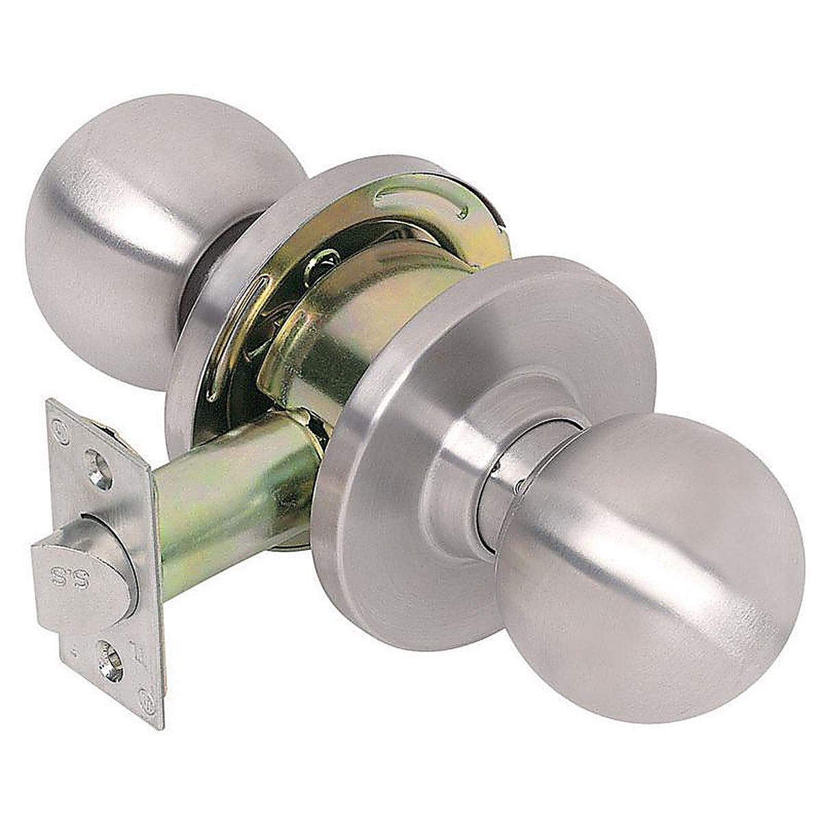 Tell - CL100003 - Cortland Satin Chrome Passage Lockset ANSI Grade 2 1-3/4 in.