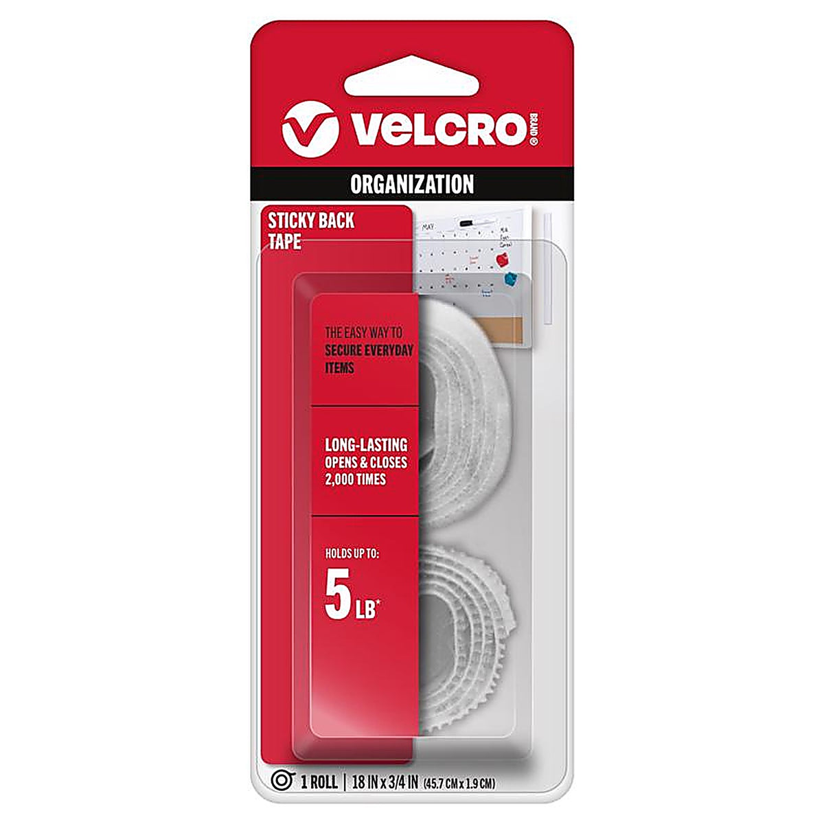 Velcro - 90079 - Hook and Loop Fastener 18 in. L - 1/Pack
