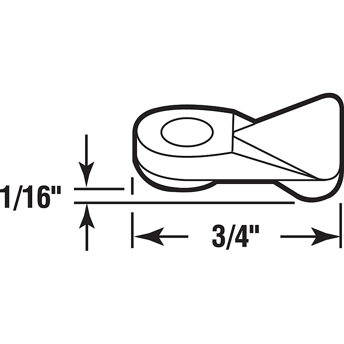 Prime-Line - T 8732 - Matte White Nylon Converging Door Kit 8 pc