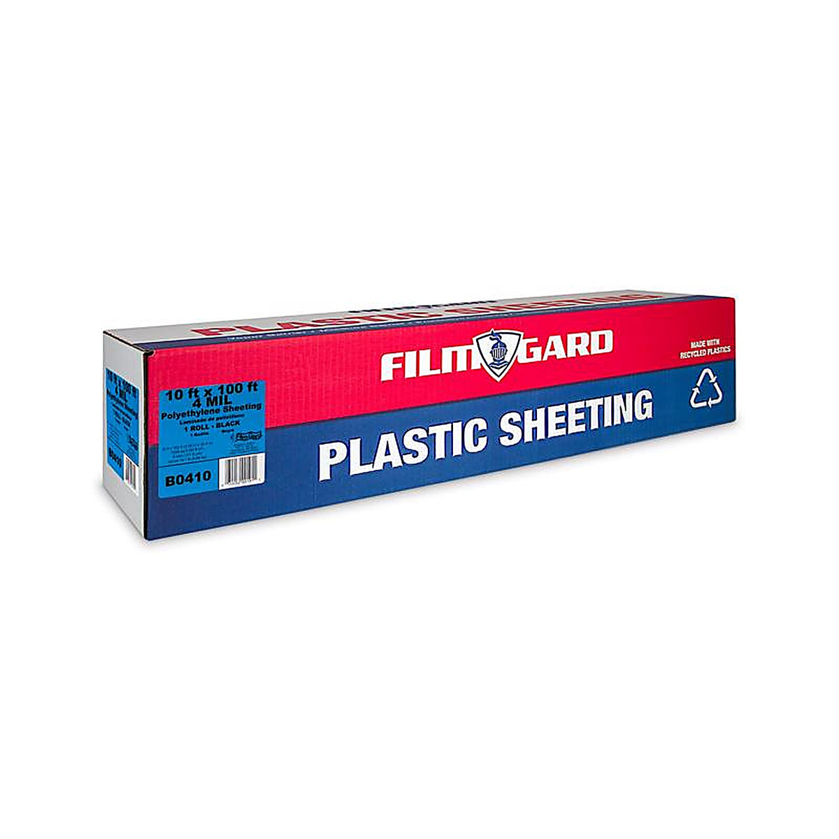 Film-Gard - 625918 - Plastic Sheeting 4 mil x 10 ft. W x 100 ft. L Polyethylene Black