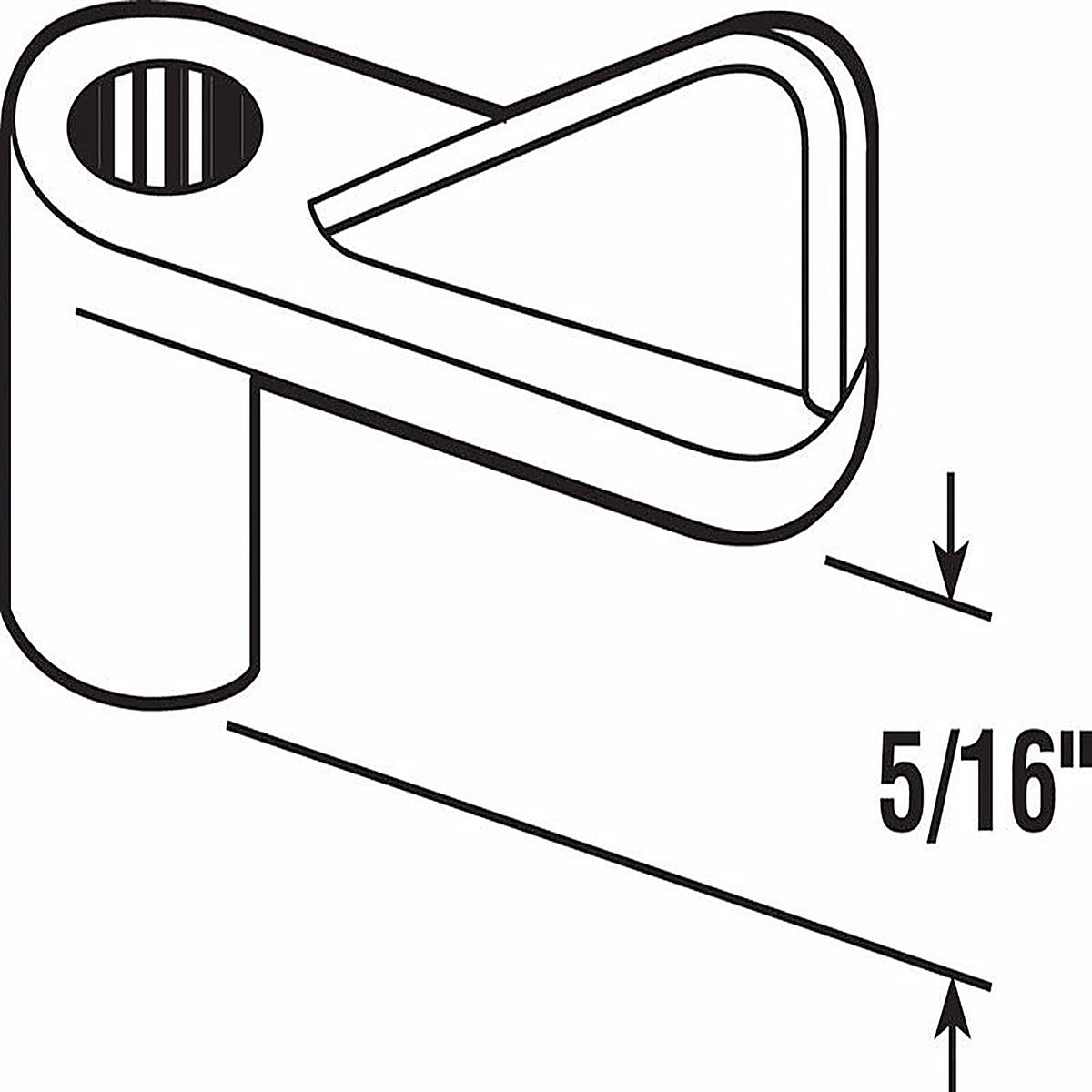 Prime-Line - L 5829 - Gray Plastic Screen Clip For 5/16 inch 4 pk
