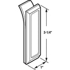 Prime-Line - M 6102 - 3.25 in. L Natural Clear Acrylic Door Pull