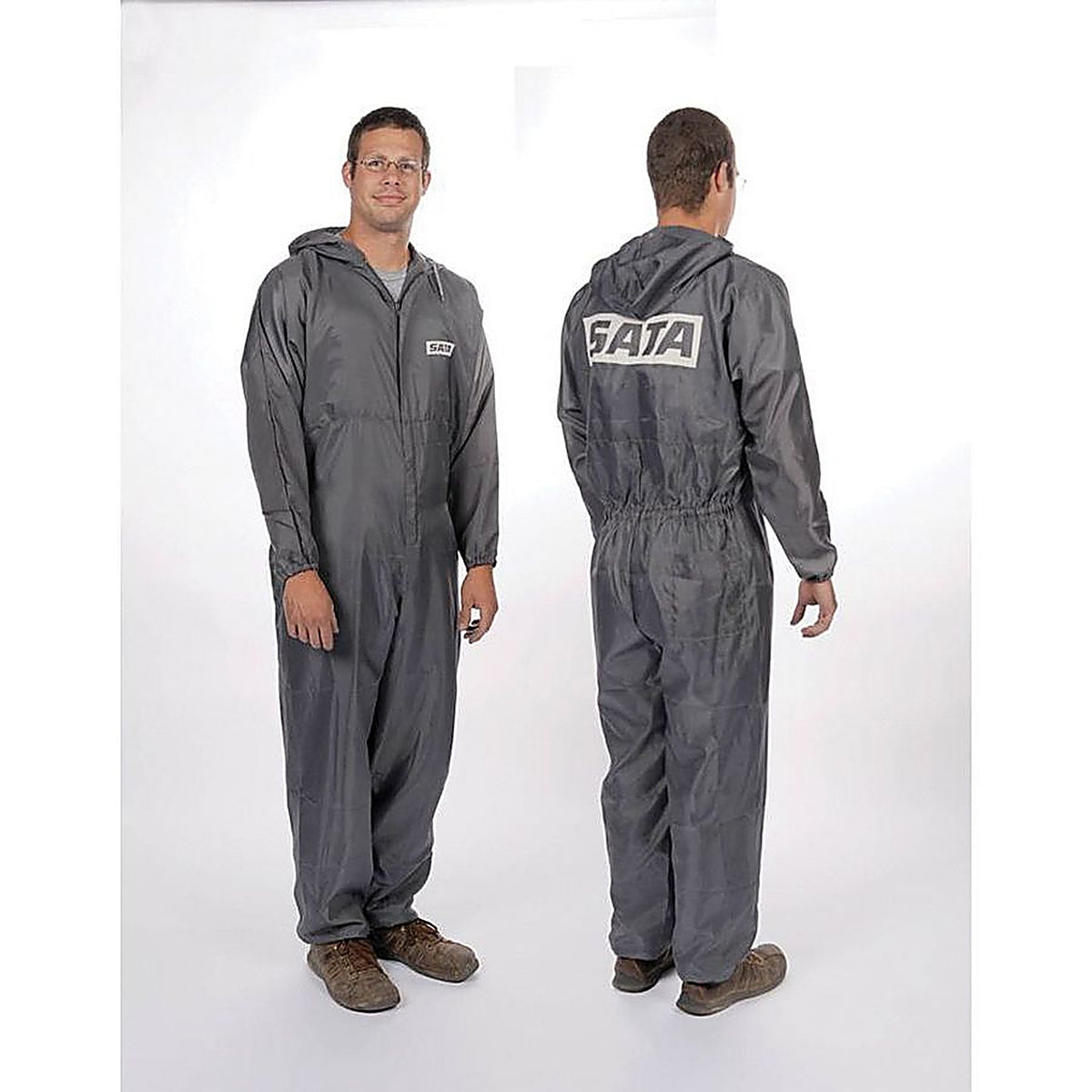 SATA - 520058G - Dan-Am Paint Suit, X-Large, Gray, Elastic Waist