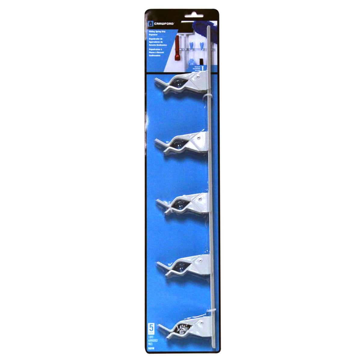Crawford - SG5W - White Steel Hanger Holder 5 lb. capacity - 1/Pack
