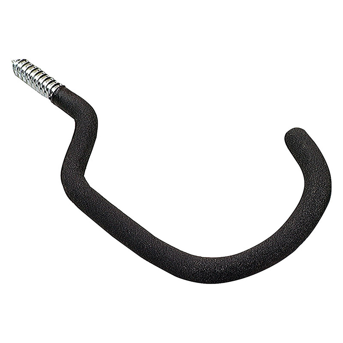 Crawford - SH18-25 - 8.5 in. L Vinyl Coated Black Steel Medium Super Bicycle Hook 75 lb. capacity - 1/Pack