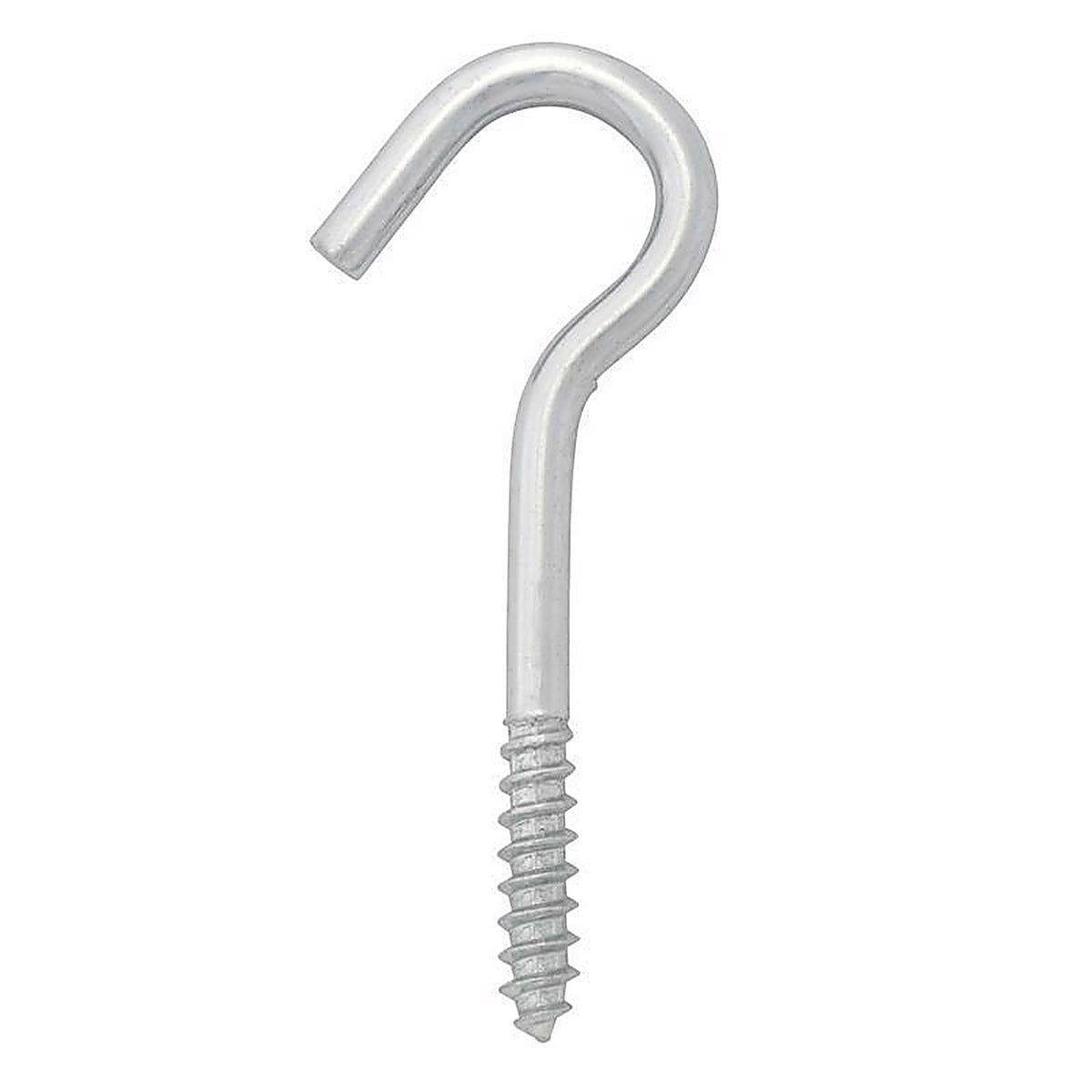 Hampton - 02-3480-136 - Small Zinc-Plated Silver Steel 2-1/2 in. L Ceiling Hook 45 lb. - 1/Pack