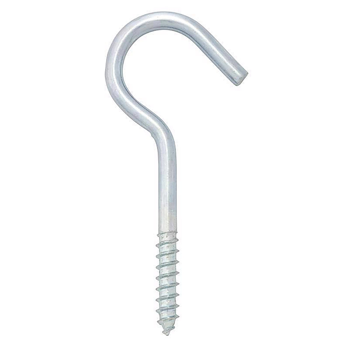 Hampton - 02-3480-144 - Small Zinc-Plated Silver Steel 3.88 in. L Ceiling Hook 80 lb. - 1/Pack