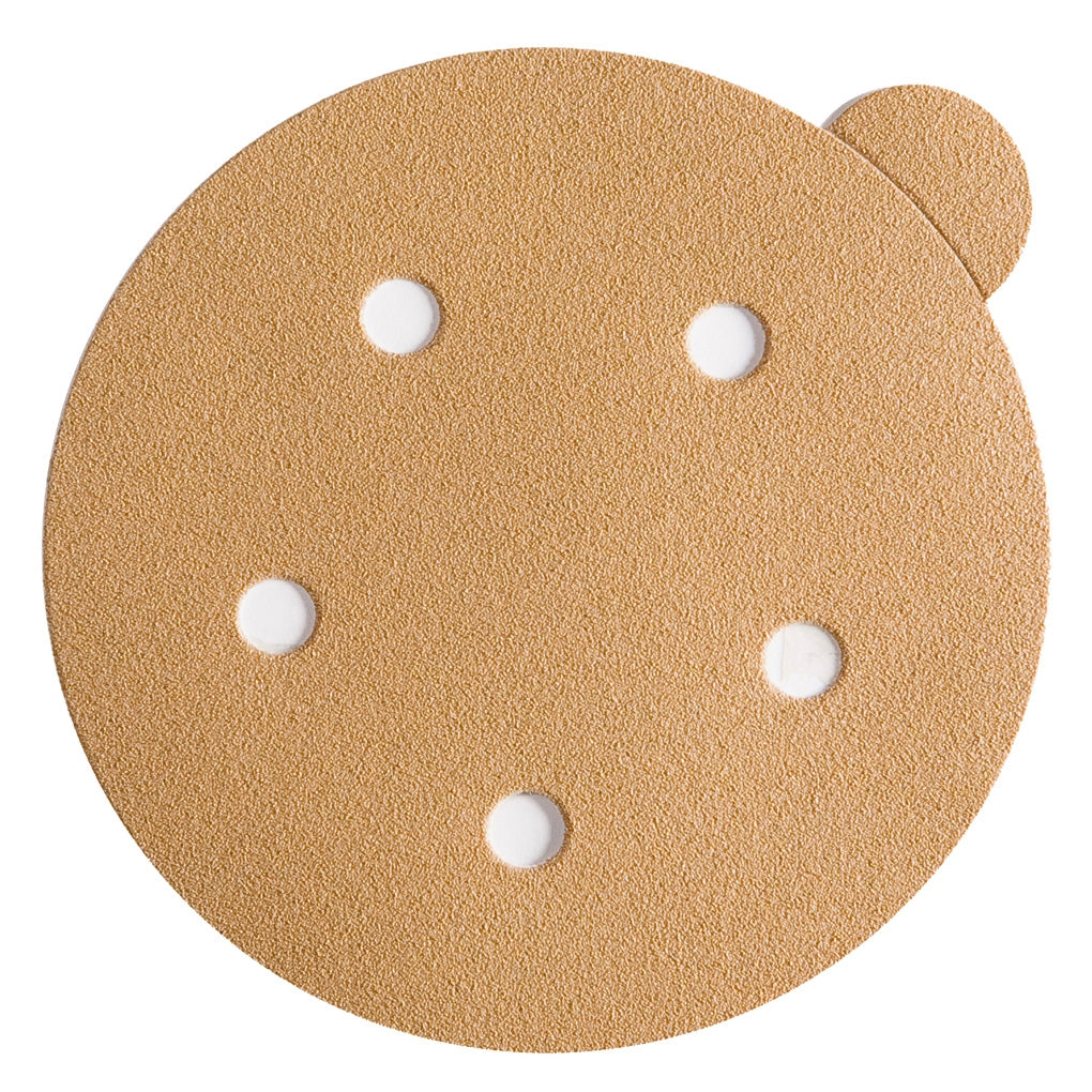 Sunmight - 52106 - 5 in 80G 5 Hole PSA Disc Gold BOX/100