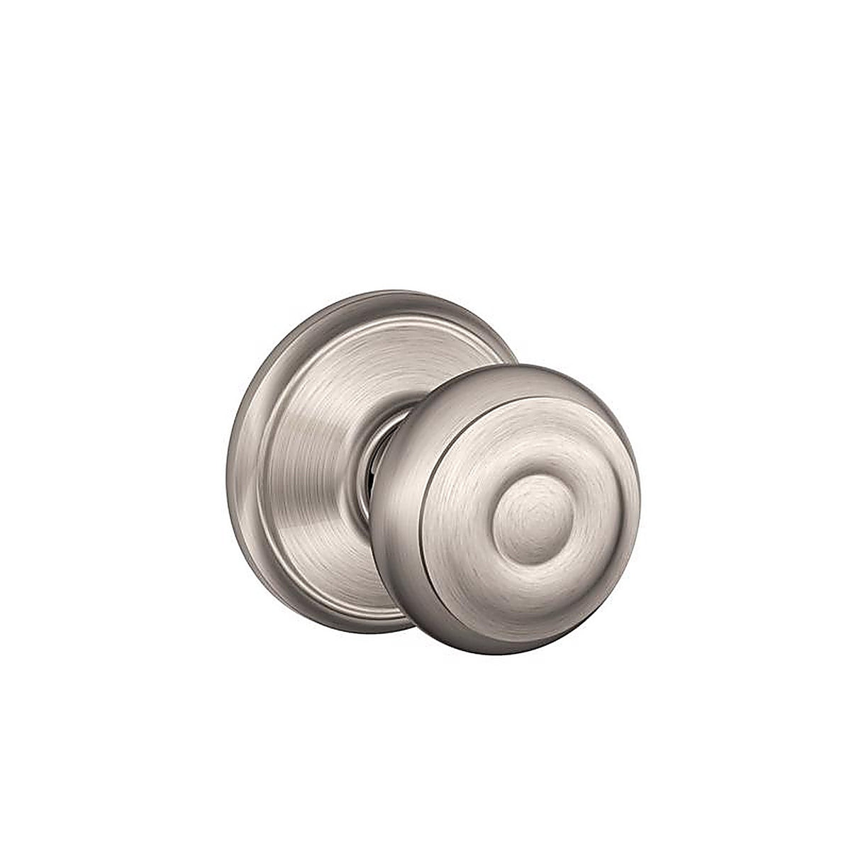 Schlage - F10VGEO619 - Georgian Satin Nickel Passage Lockset ANSI Grade 2 1-3/4 in.