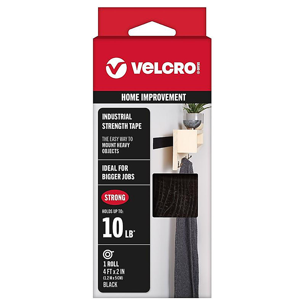 Velcro - 90593 - Hook and Loop Fastener 48 in. L - 1/Pack