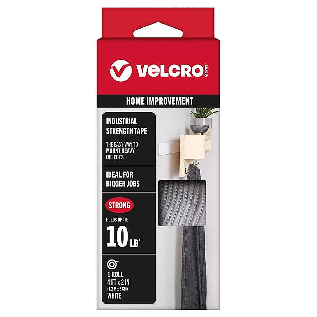 Velcro - 90595 - Hook and Loop Fastener 48 in. L - 1/Pack