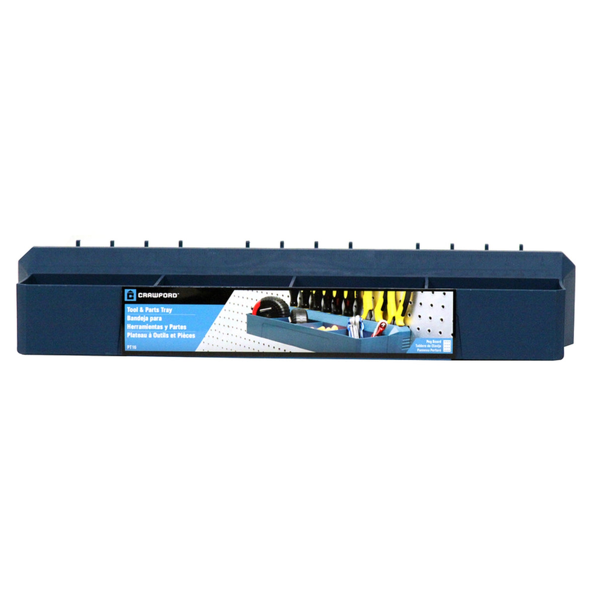 Crawford - PT16 - Blue Polypropylene 5.83 in. Tool and Parts Tray - 1/Pack