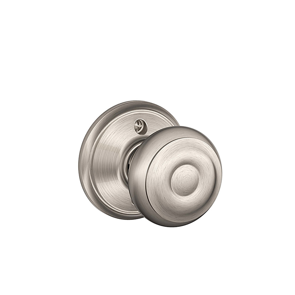 Schlage - F170GEO619 - Georgian Satin Nickel Dummy Knob Right or Left Handed