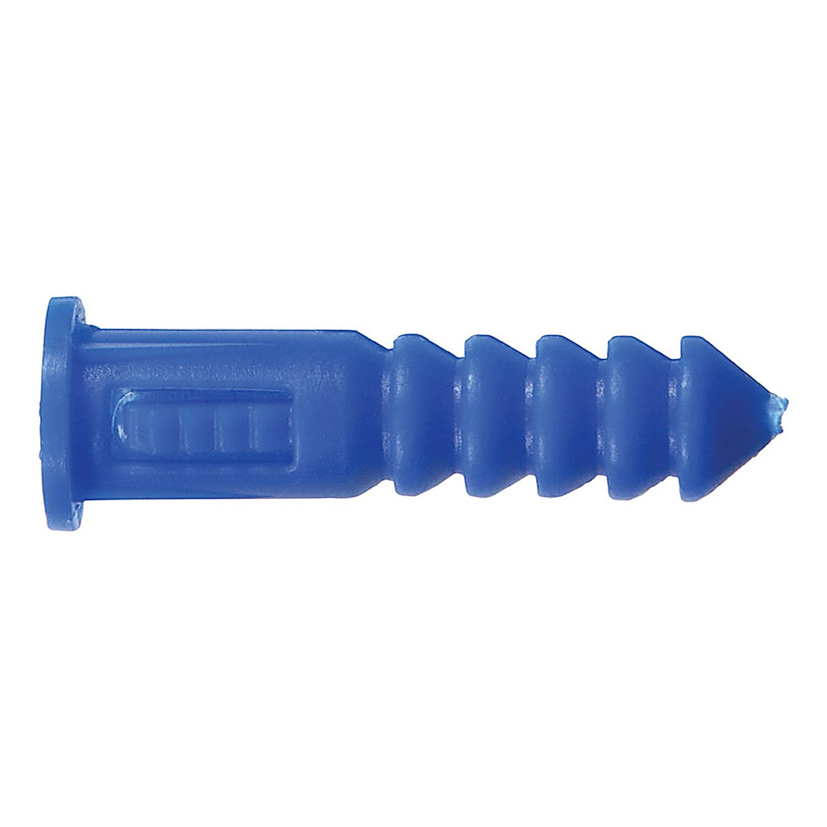 Hillman - 370329 - 0.164 in. Dia. x 1-1/4 in. L Plastic Round Head Ribbed Anchor - 100/Pack