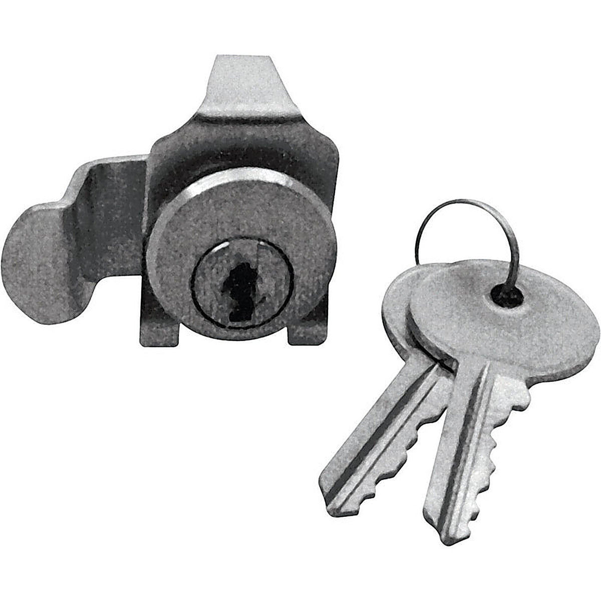 Prime-Line - S4128 - Brushed Nickel Steel Counter Clockwise Mailbox Lock