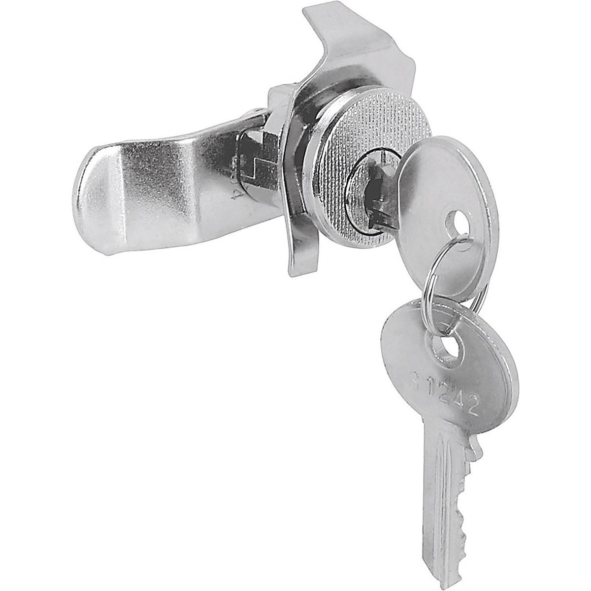 Prime-Line - S4125 - Brushed Nickel Steel Counter Clockwise Mailbox Lock