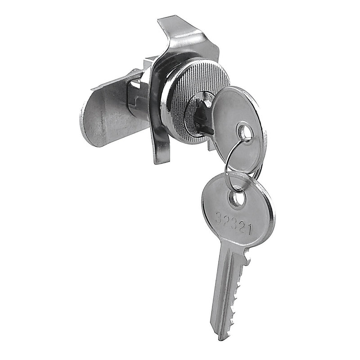 Prime-Line - S4133 - Brushed Nickel Steel Counter Clockwise Mailbox Lock