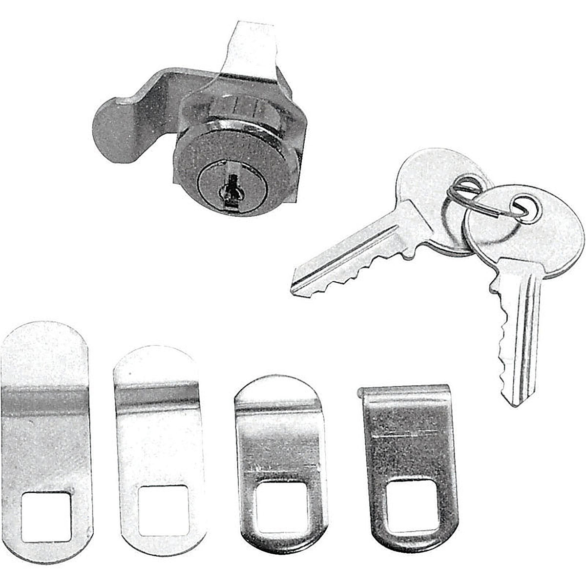 Prime-Line - S4140 - Nickel Steel Counter Clockwise Mailbox Lock