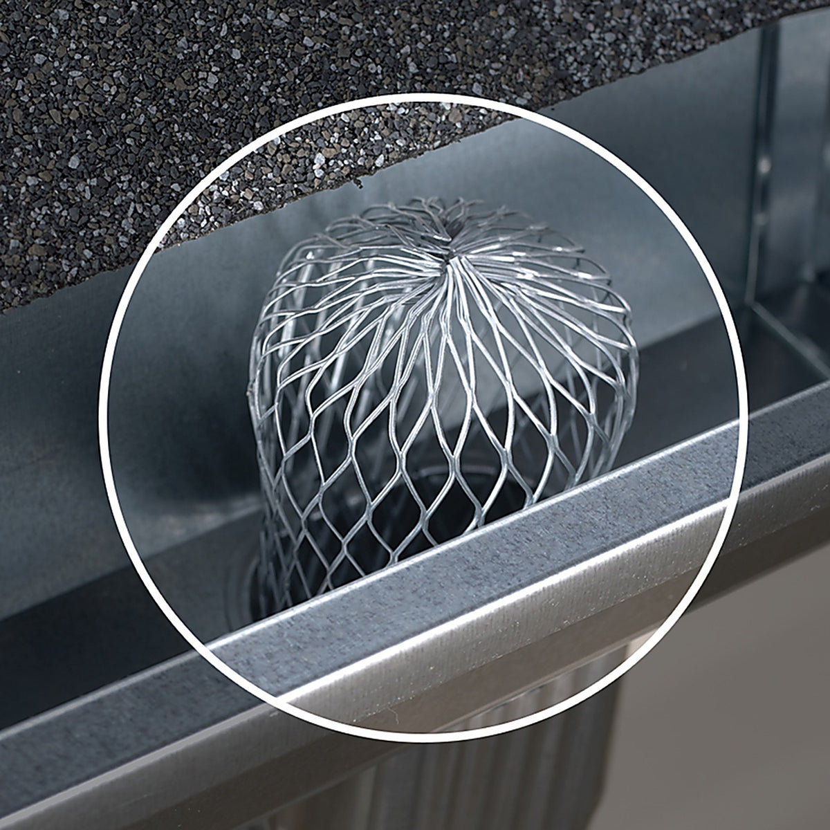 Amerimax - 29059 - 3 in. W x 5 in. L Gray Galvanized Steel Gutter Strainer