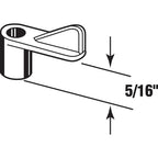 Prime-Line - PL7773 - Bright White Plastic Screen Clip For 5/16 inch - 12/Pack