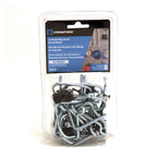 Crawford - 1832A - Silver Steel Peg Hooks 32/Pack
