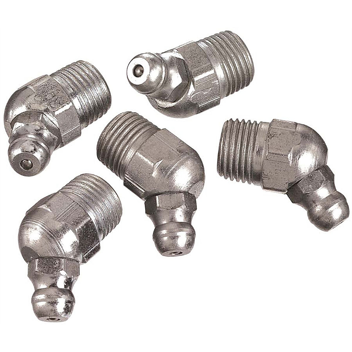 Lincoln - 5291 - 1/4 in -28 NPT 45 Angle Fitting