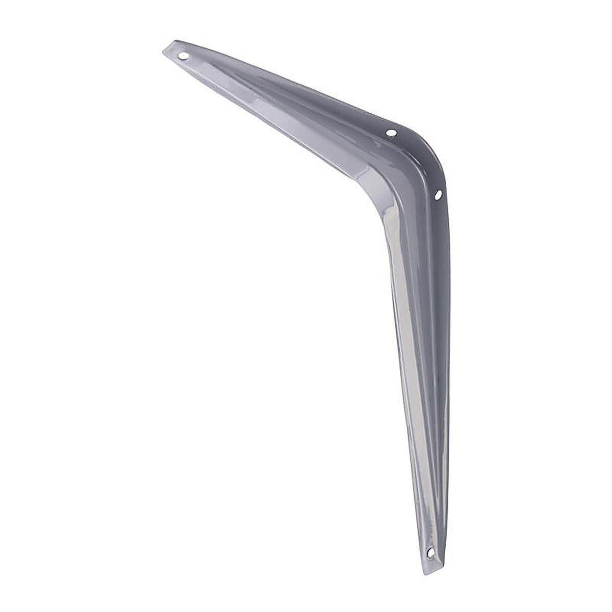 Hampton - 01-7520-312 - Gray Steel Shelf Support 18 Ga. 6 in. L 100 lb