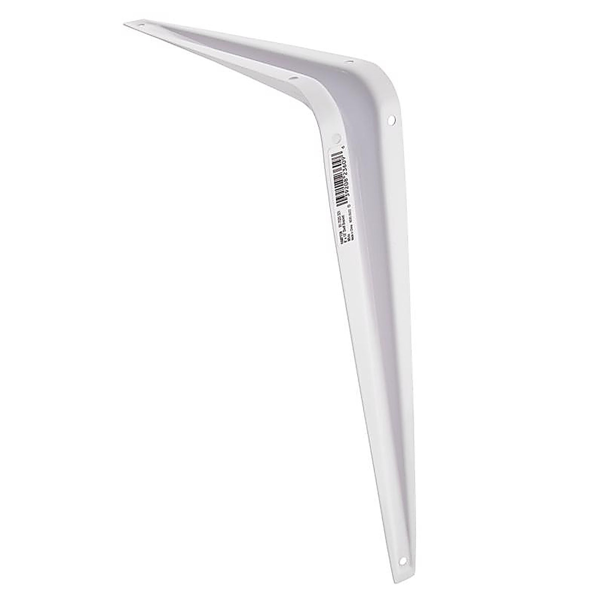 Hampton - 01-7520-321 - White Steel Shelf Support 18 Ga. 8 in. L 100 lb