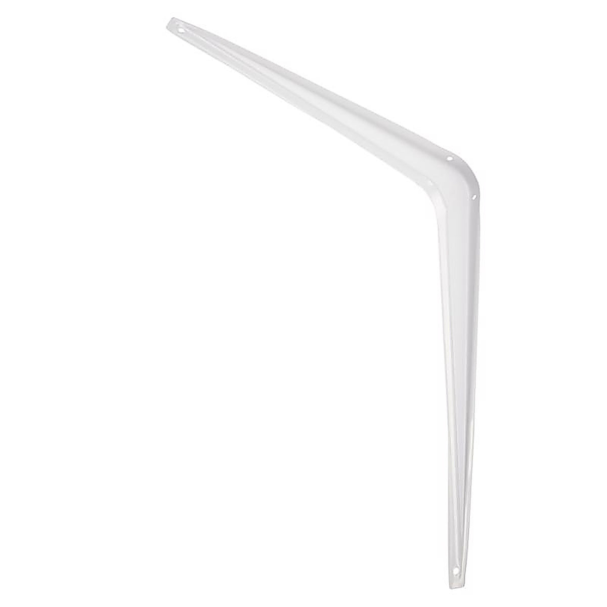 Hampton - 01-7520-341 - White Steel Shelf Support 18 Ga. 12 in. L 100 lb