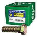 Hillman - 220420 - 7/8-9 in. D X 3 in. L Heat Treated Steel Hex Head Cap Screw 10 pk