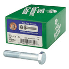Hillman - 916414 - M12-1.75 mm Dia. x 70 mm L Heat Treated Steel Hex Head Cap Screw - 20/Pack