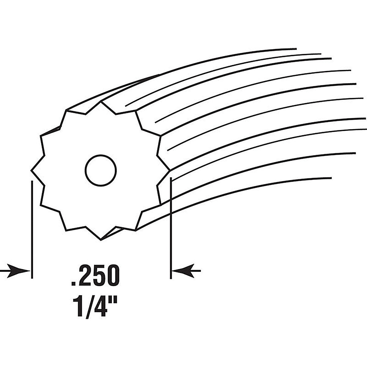 Prime-Line - P7709 - 0.25 in. D X 250 ft. L Screen Spline