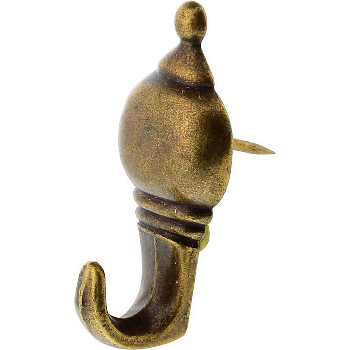 Hillman - 122212 - AnchorWire Antique Brass Silver Push Pin Picture Hook 20 lb 3 pk