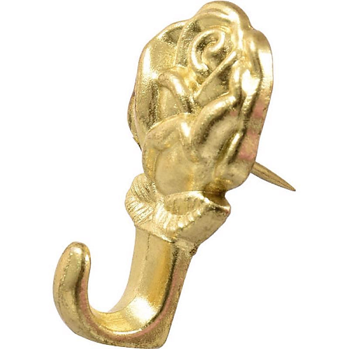 Hillman - 122320 - AnchorWire Gilt Gold Push Pin Picture Hook 10 lb 3 pk