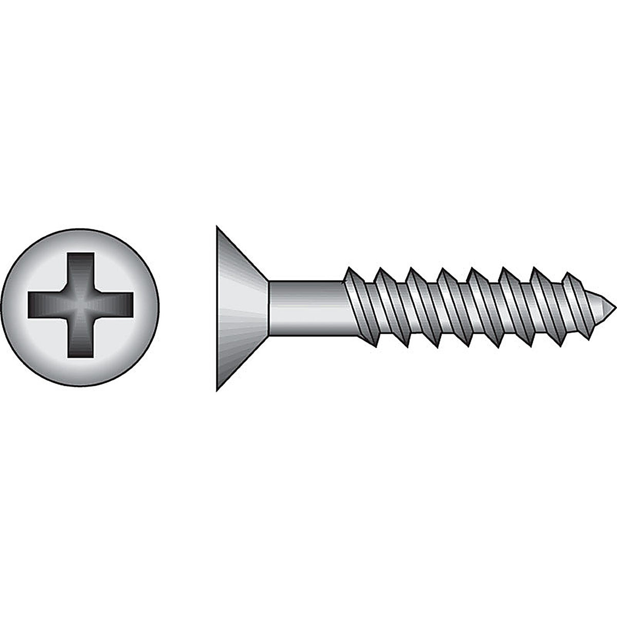 Hillman - 39237 - No. 8 x 1 in. L Phillips Black Phosphate Cabinet Screws - 100/Pack