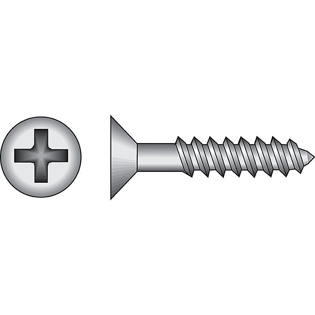 Hillman - 39240 - No. 8 x 1-1/2 in. L Phillips Black Phosphate Cabinet Screws - 100/Pack