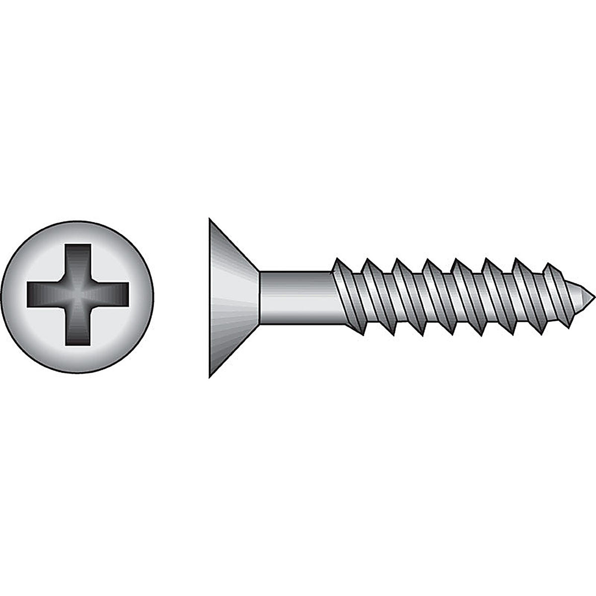 Hillman - 39267 - No. 10 x 2 in. L Phillips Black Phosphate Cabinet Screws - 100/Pack